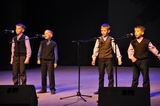 Ребята из Новоселища (слева направо) Максим Вержаков, Владислав Ряполов, Иван Павлов и Егор Кагитин исполнили песню «Наша бабушка»